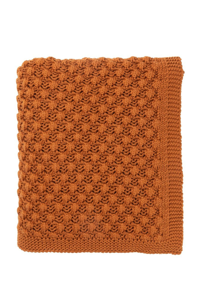 Buy Popcorn Throw - Rust by Indus Design - at White Doors & Co