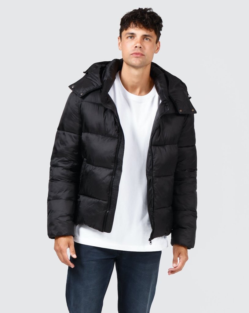 Buy Puffer Jacket - Black by ORTC - at White Doors & Co