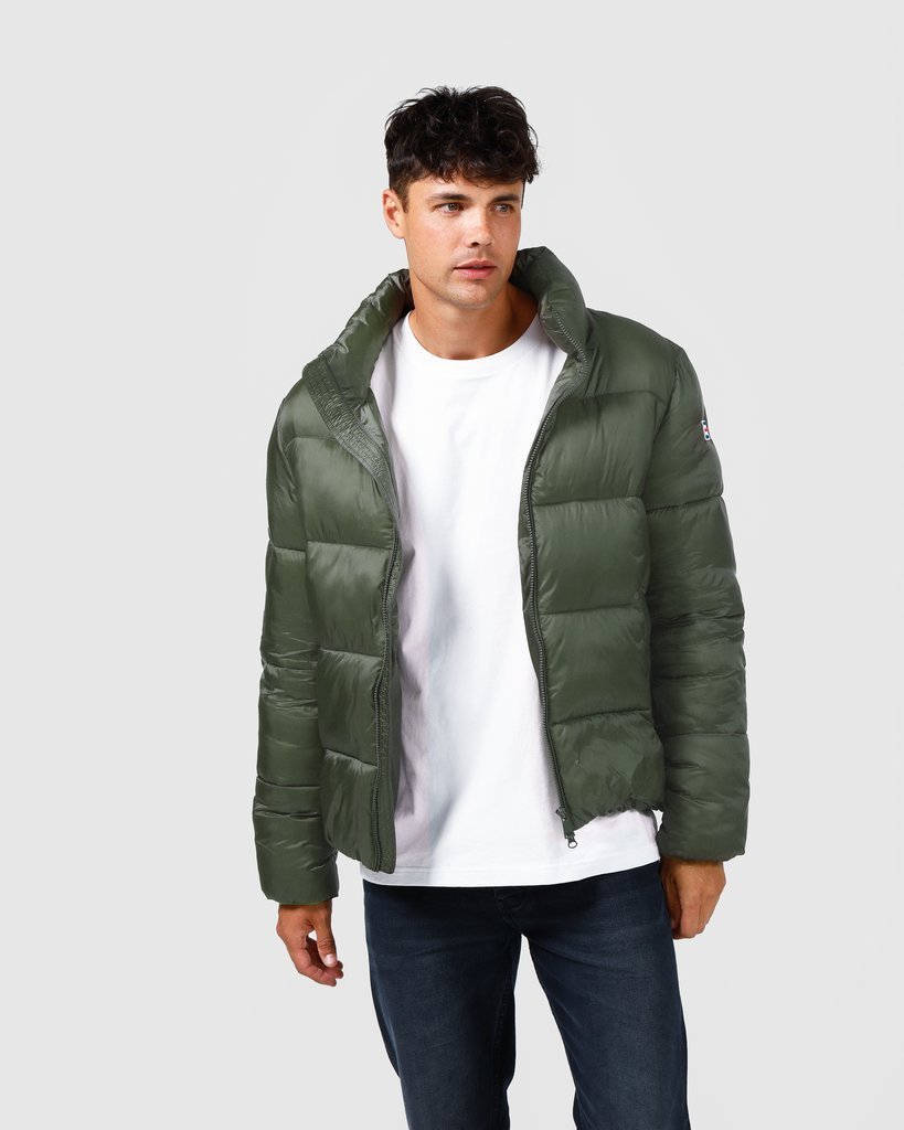 Buy Puffer Jacket - Olive by ORTC - at White Doors & Co