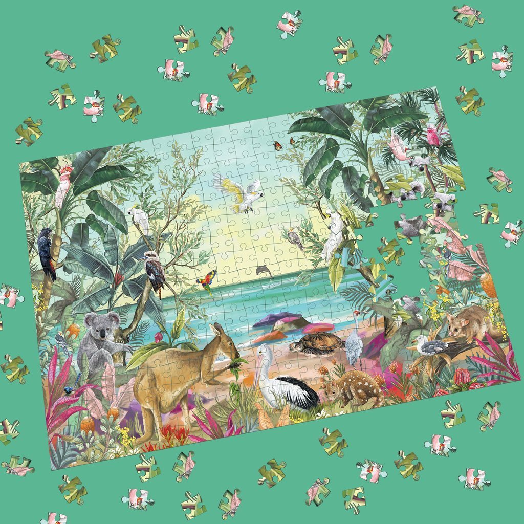 Buy Puzzle Nature Dwellings Tropical by La La Land - at White Doors & Co