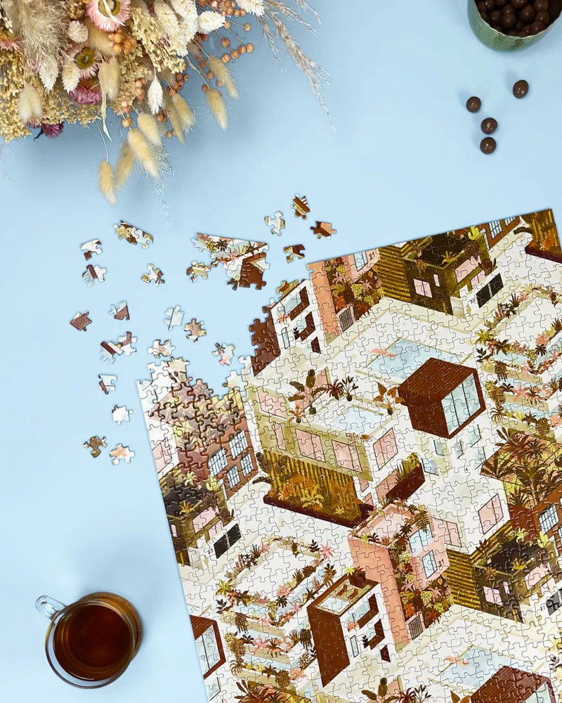 Buy Puzzles - City Terracotta by Curated - at White Doors & Co