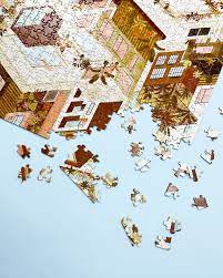 Buy Puzzles - City Terracotta by Curated - at White Doors & Co