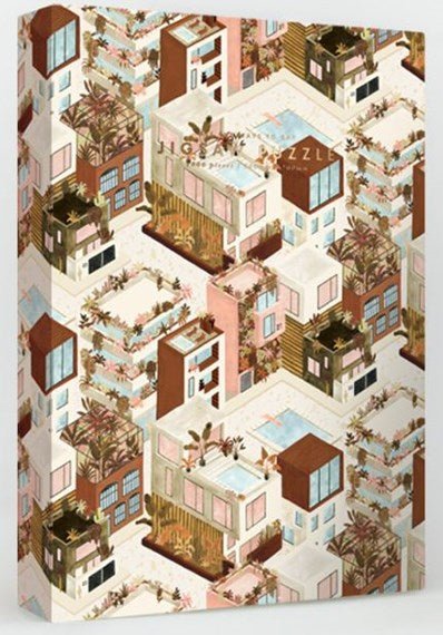 Buy Puzzles - City Terracotta by Curated - at White Doors & Co