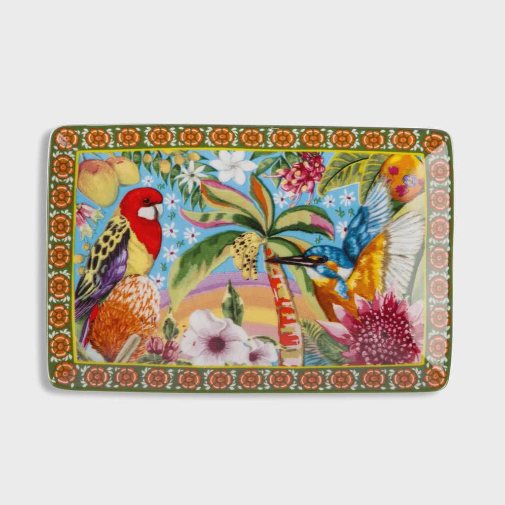 Buy Rectangle Trinket Tray Tropicana Australiana by La La Land - at White Doors & Co