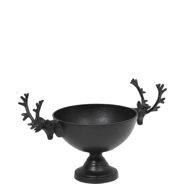 Buy Reindeer Bowl - Black Medium by Ruby Star Traders - at White Doors & Co