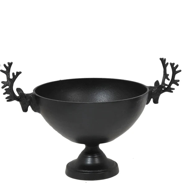 Buy Reindeer Bowl - Black Medium by Ruby Star Traders - at White Doors & Co