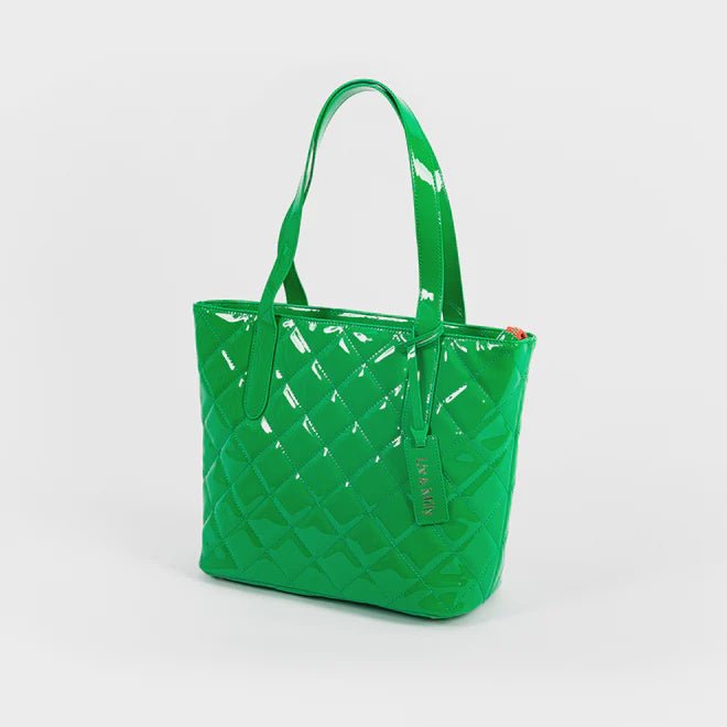 Buy Remi Tote in Green by Liv & Milly - at White Doors & Co