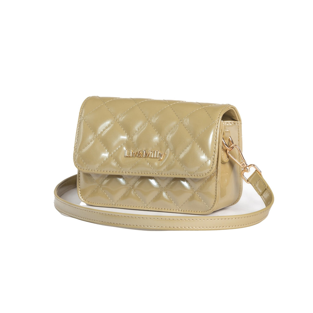 Buy Rosie Small - Patent Blonde by Liv & Milly - at White Doors & Co