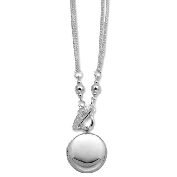 Buy Round Locket Necklace by Von Treskow - at White Doors & Co