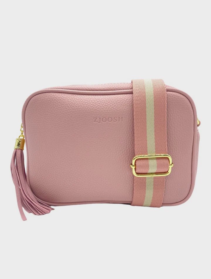 Buy Ruby Sports Cross Body Bag - Baby Pink by Zjoosh - at White Doors & Co