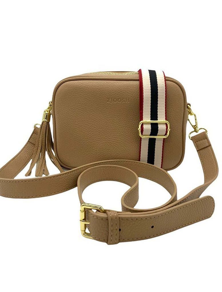 Buy Ruby Sports Cross Body Bag - Caramel by Zjoosh - at White Doors & Co