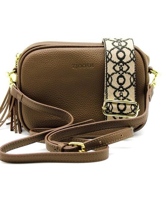 Buy Ruby Sports Cross Body Bag - Chocolate by Zjoosh - at White Doors & Co