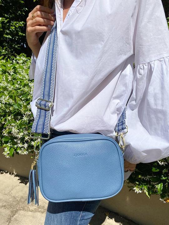 Buy Ruby Sports Cross Body Bag - Denim by Zjoosh - at White Doors & Co