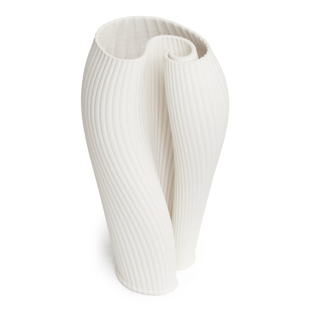 Buy Ruby White Vase by P S Home and Living - at White Doors & Co