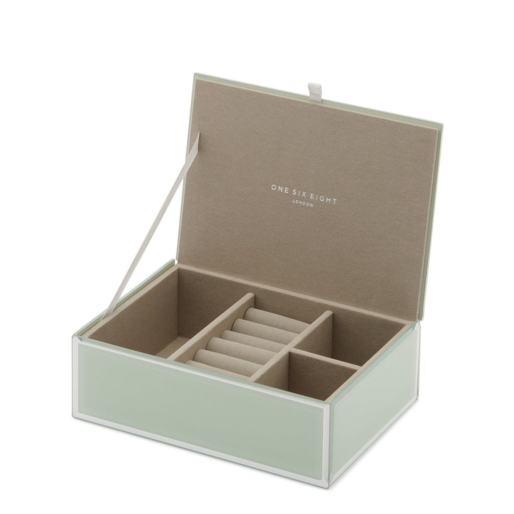 Buy Sara Palm Medium Jewellery Box by P S Home and Living - at White Doors & Co