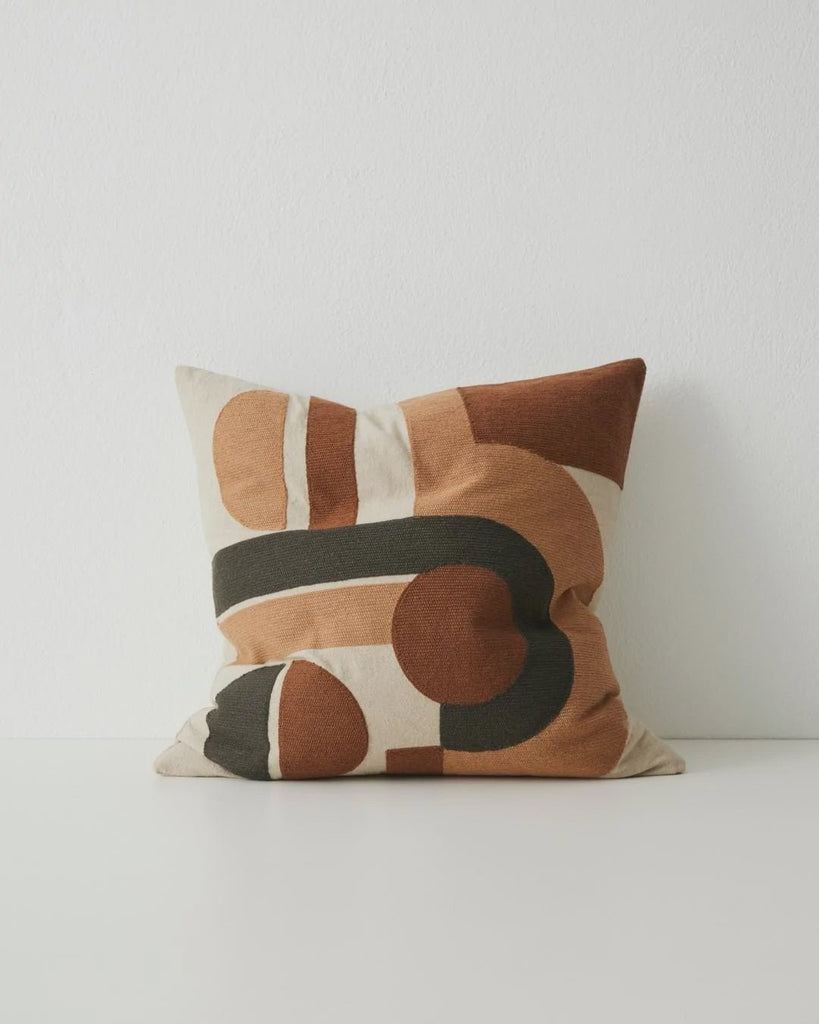 Buy Sawyer Cushion - Tobacco by Warwick - at White Doors & Co