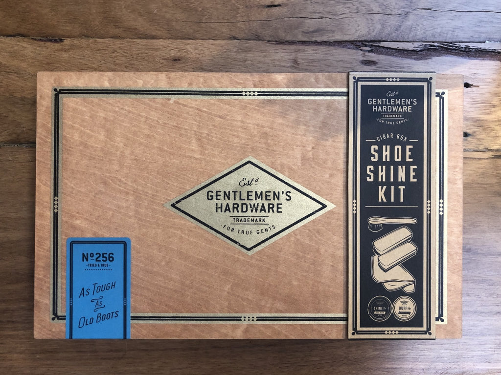 Buy Shoe Shine Cigar Box by Wild & Wolf - at White Doors & Co