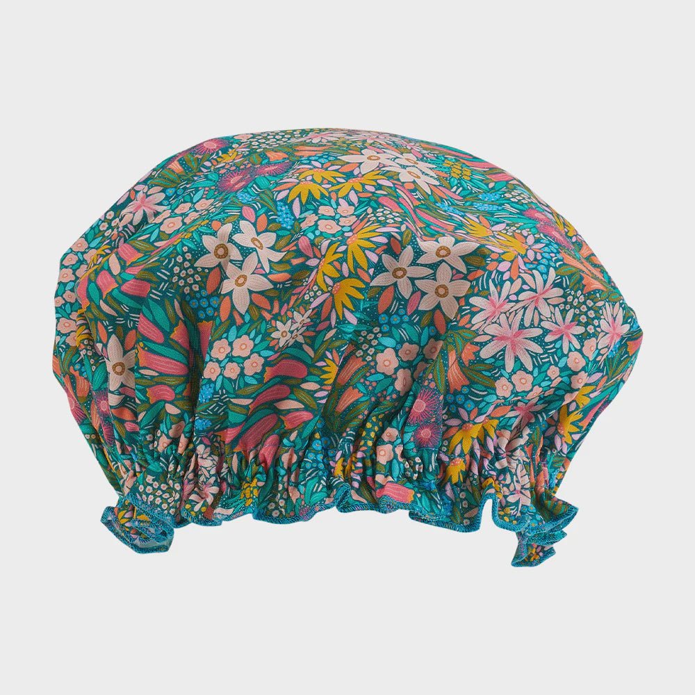 Buy Shower Cap - Cotton - Field of Flowers by Annabel Trends - at White Doors & Co