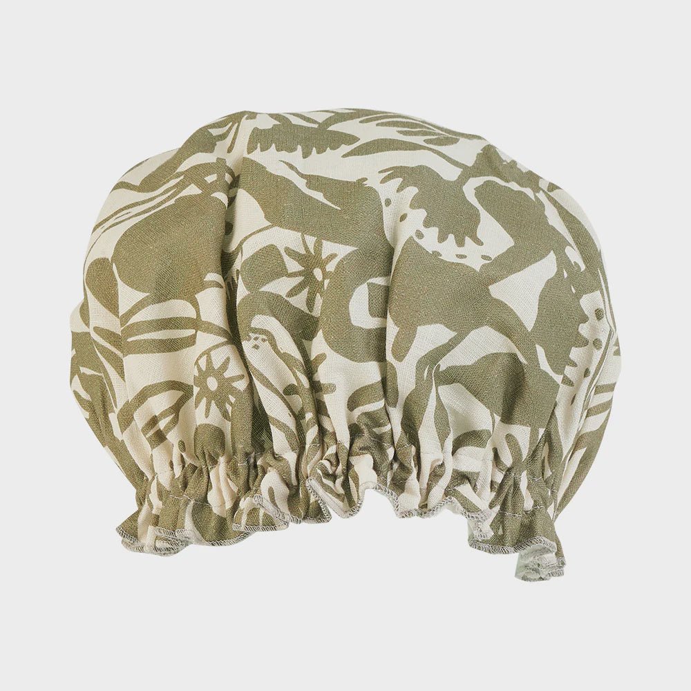 Buy Shower Cap - Linen - Abstract Gum by Annabel Trends - at White Doors & Co