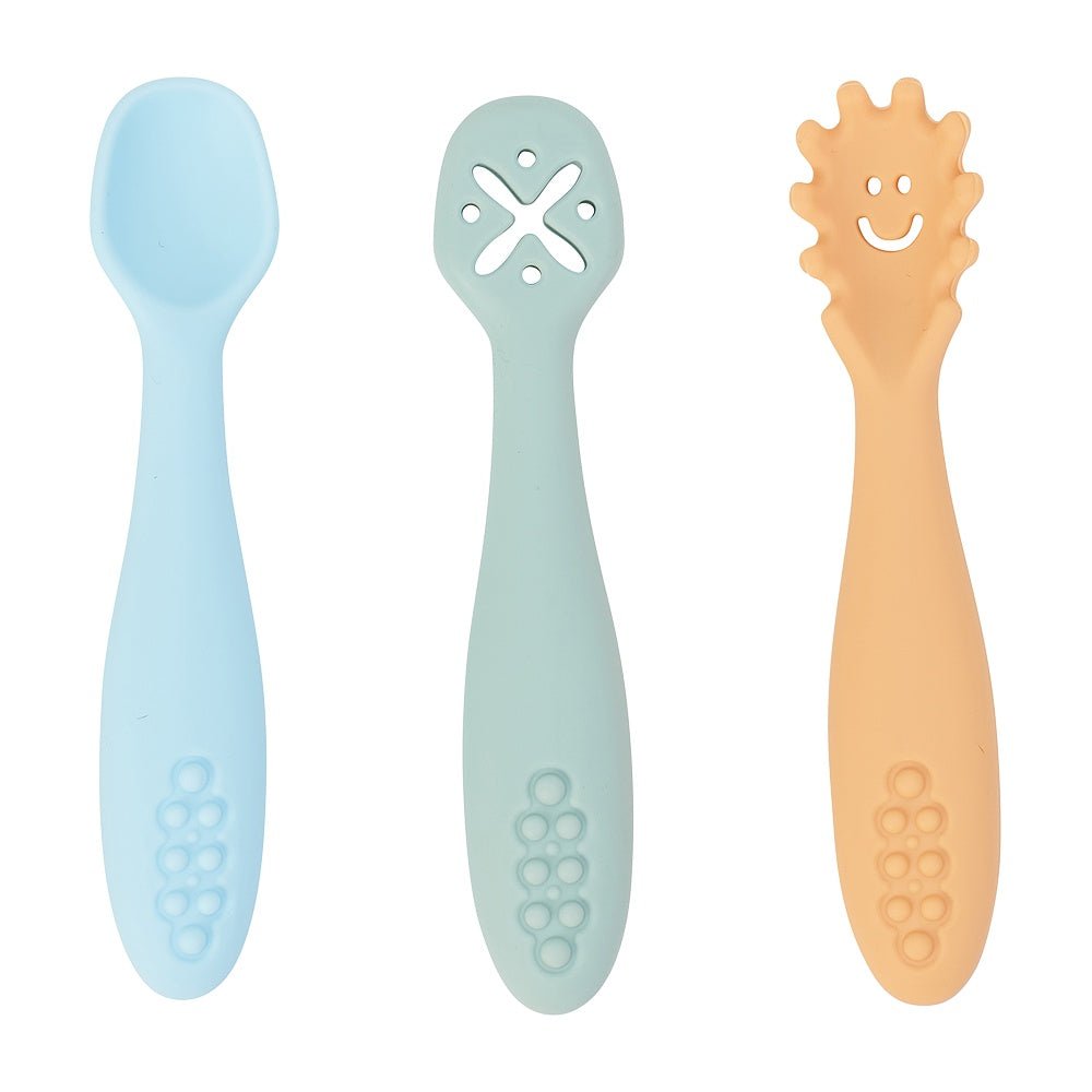 Buy Silicone Cutlery Set (3pc) by Annabel Trends - at White Doors & Co