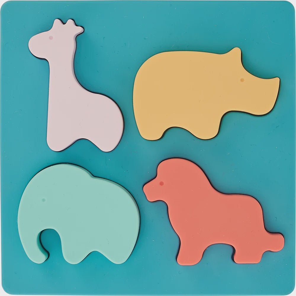Buy Silicone Puzzle - Land Animals by Annabel Trends - at White Doors & Co