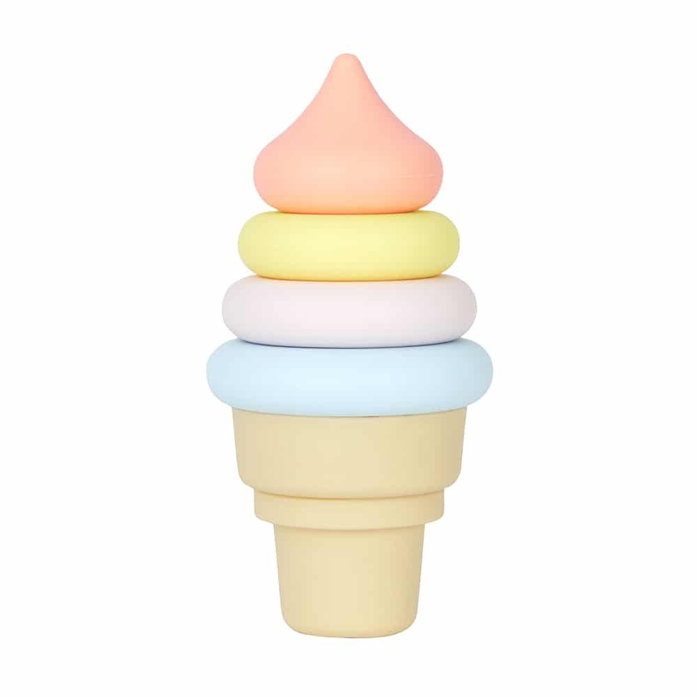 Buy Silicone Stackable Toy – Ice Cream by Annabel Trends - at White Doors & Co