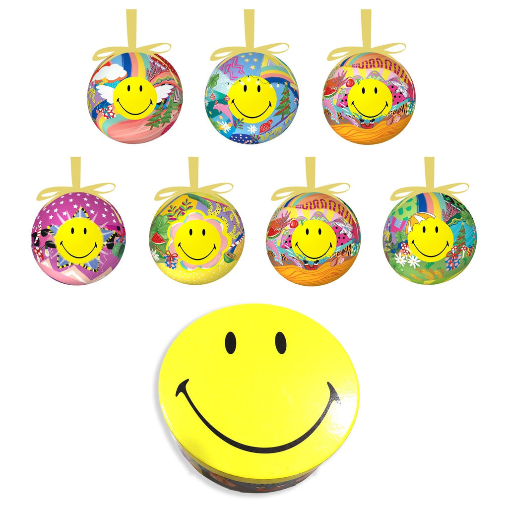 Buy Smiley® Bauble Set by La La Land - at White Doors & Co