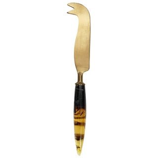 Buy Smokey Amber Cheese Knife by Kip & Co - at White Doors & Co