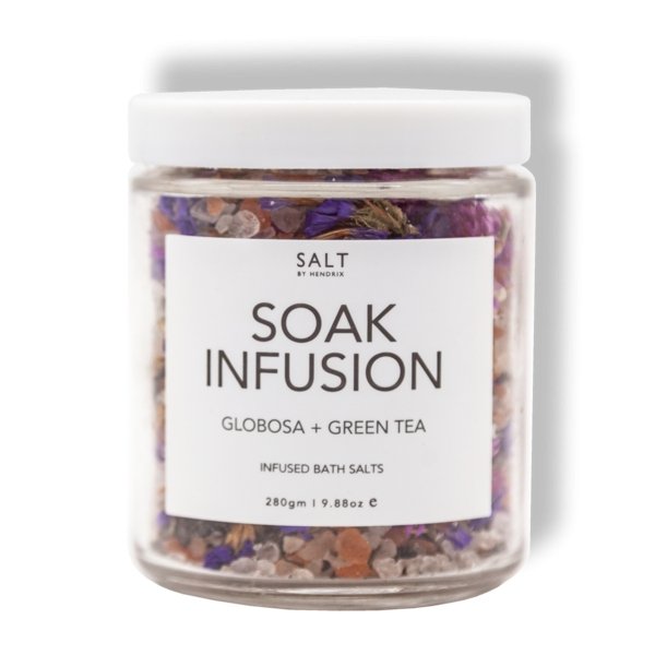 Buy Soak Infusion - Globosa + Green Tea by Salt By Hendrix - at White Doors & Co