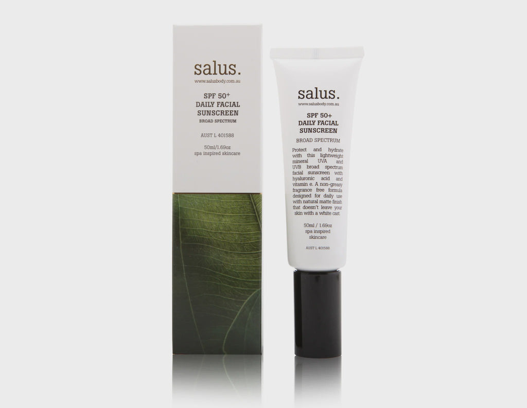 Buy SPF50+ Daily Facial Sunscreen - Broad Spectrum by Salus - at White Doors & Co