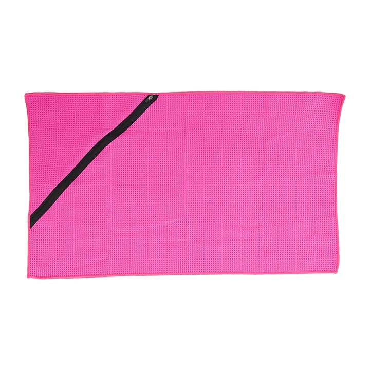 Buy Sports Towel - Waffle Zip - Pink by Annabel Trends - at White Doors & Co