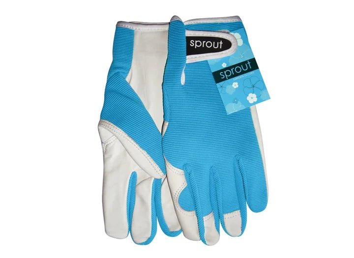 Buy Sprout Goatskin Gloves - Aqua by Annabel Trends - at White Doors & Co