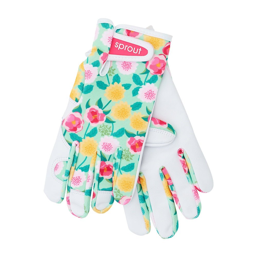 Buy Sprout Goatskin Gloves – Camellias Mint by Annabel Trends - at White Doors & Co