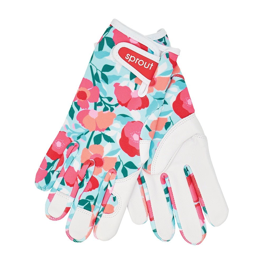 Buy Sprout Goatskin Gloves - SHERBET POPPIES JH by Annabel Trends - at White Doors & Co
