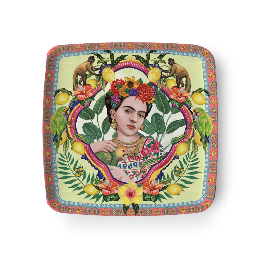 Buy Square Trinket Tray Mexican Folkore by La La Land - at White Doors & Co