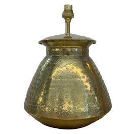 Buy Squat Lamp Base - Gold by Ruby Star Traders - at White Doors & Co