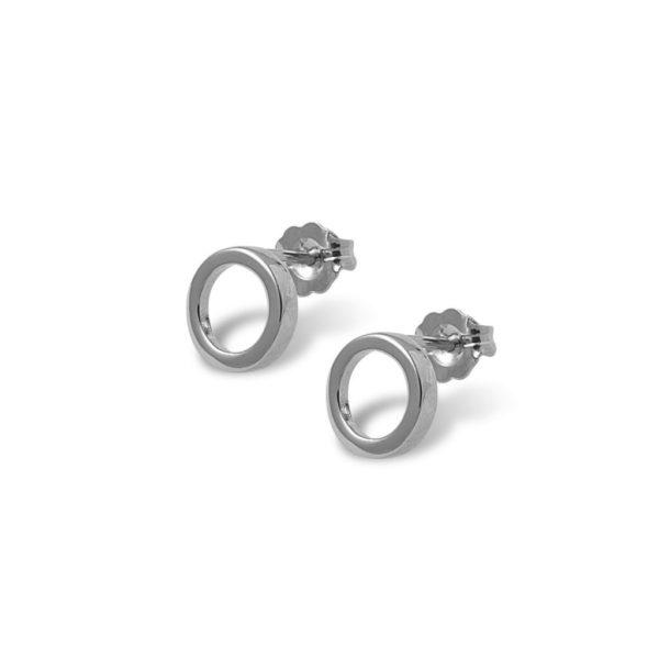 Buy SS Open Stud Earrings (M) by Von Treskow - at White Doors & Co