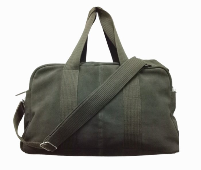 Buy Suede Duffel Bag - Khaki by Ju Ju and Co - at White Doors & Co