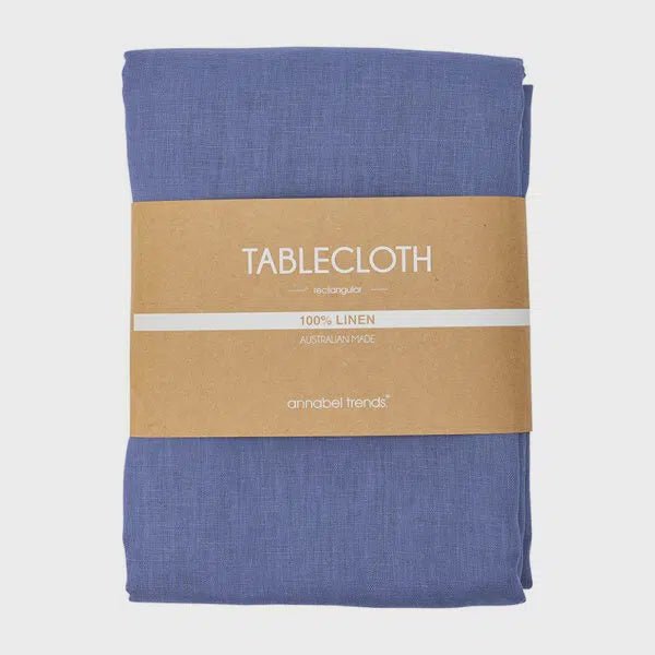 Buy Tablecloth – Linen – Pacific Blue by Annabel Trends - at White Doors & Co
