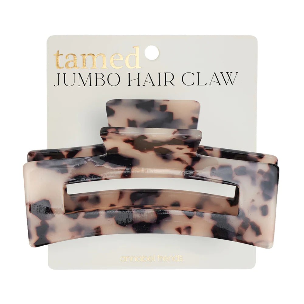 Buy Tamed Hair Claw - Jumbo Tortoiseshell by Annabel Trends - at White Doors & Co