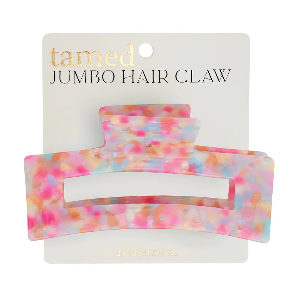 Buy Tamed Hair Claw - Jumbo - Unicorn Confetti by Annabel Trends - at White Doors & Co