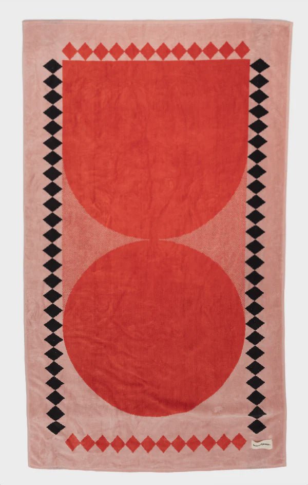 Buy THE BEACH TOWEL - PINK DIAMOND by Business & Pleasure - at White Doors & Co