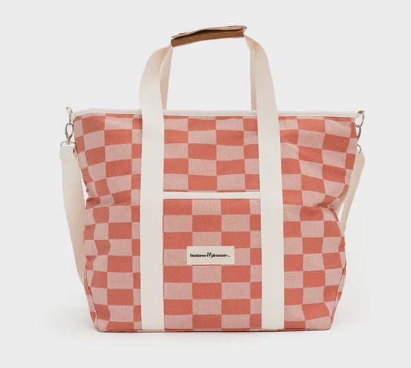 Buy THE COOLER TOTE BAG - LE SIRENUSE CHECK by Business & Pleasure - at White Doors & Co