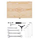 Buy Tool Kit in Beech Wood Box by Wild & Wolf - at White Doors & Co