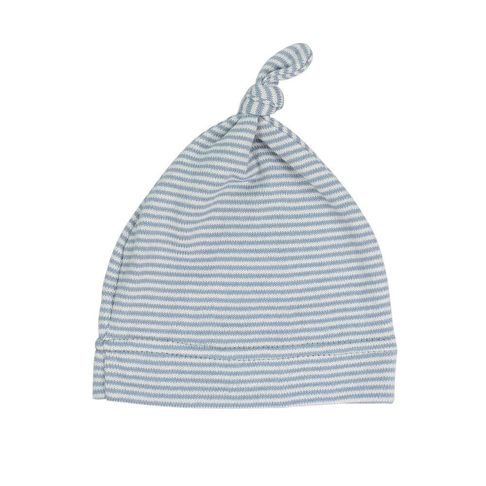 Buy Topknot Baby Hat - Blue by DLux - at White Doors & Co
