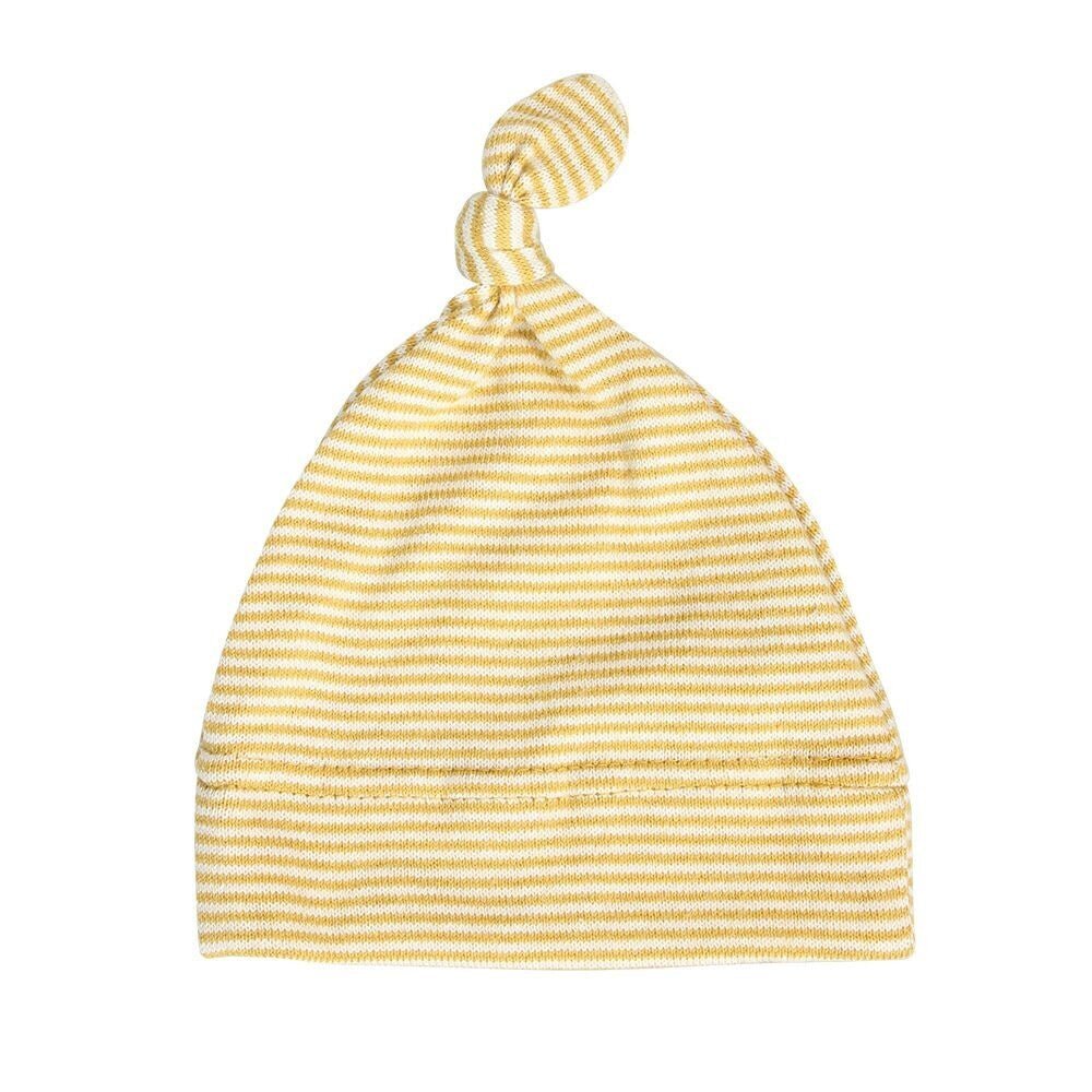 Buy Topknot Baby Hat - Mustard by DLux - at White Doors & Co