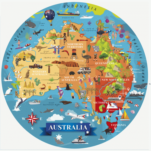 Buy Travel Learn & Explore _ Australia by Axis - at White Doors & Co