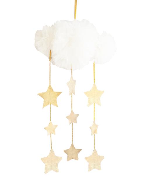 Buy Tulle Cloud Mobile Pink Or White by Alimrose - at White Doors & Co