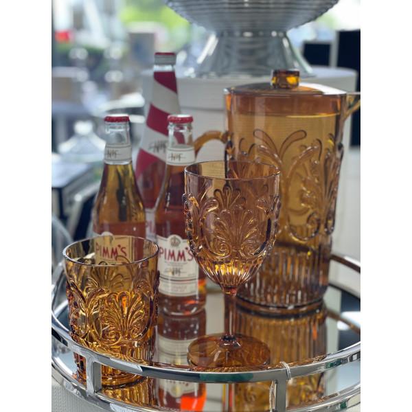 Buy Tumbler Scallop - Amber by Flair - at White Doors & Co