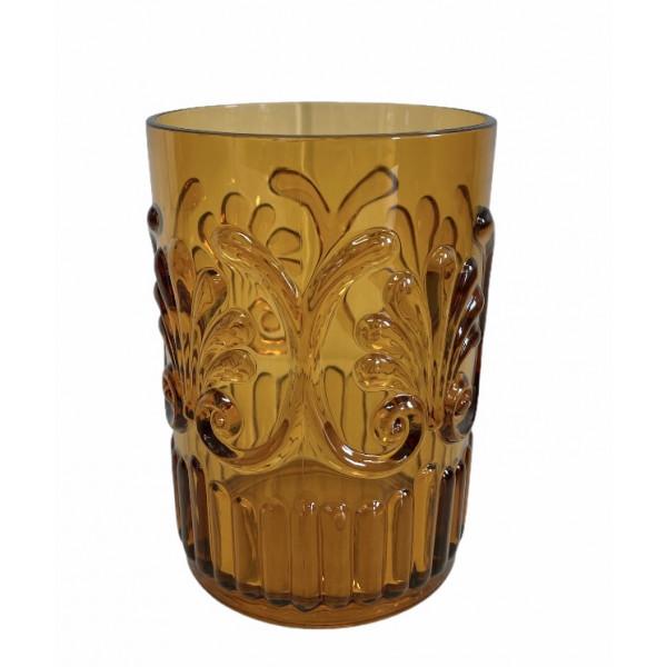 Buy Tumbler Scallop - Amber by Flair - at White Doors & Co